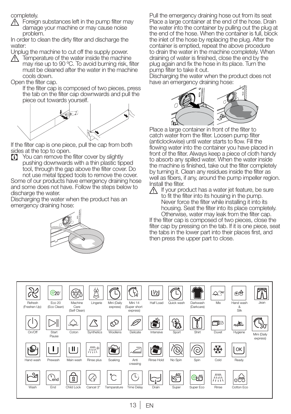 Completely | Blomberg WNF 6100 WEN User Manual | Page 13 / 63