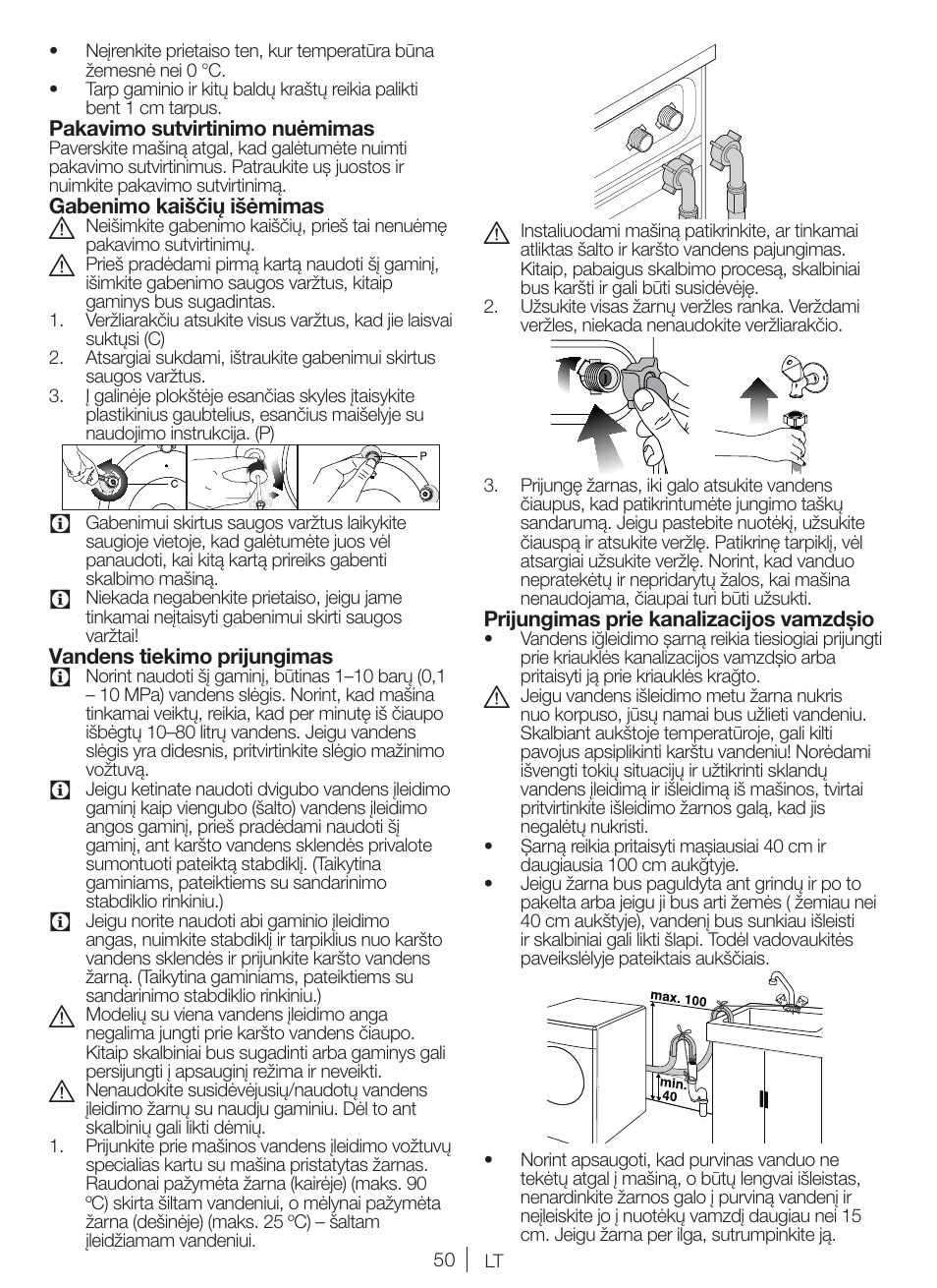 Blomberg WNF 5180 WE User Manual | Page 50 / 62