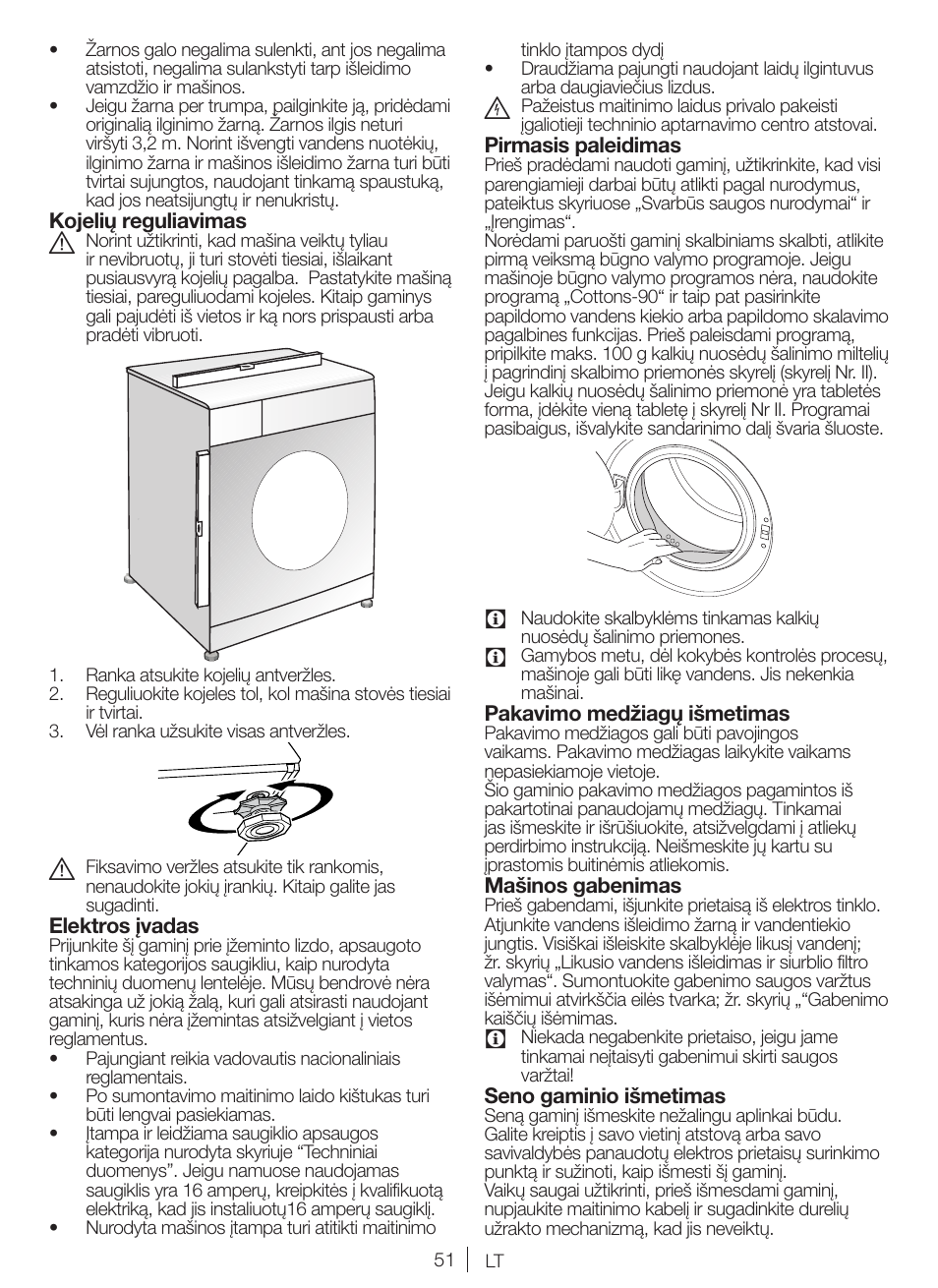 Blomberg WNF 5180 WE User Manual | Page 51 / 62