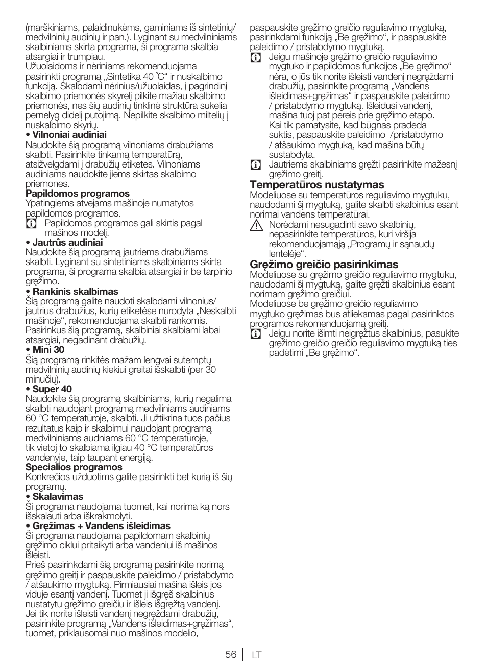 Blomberg WNF 5180 WE User Manual | Page 56 / 62