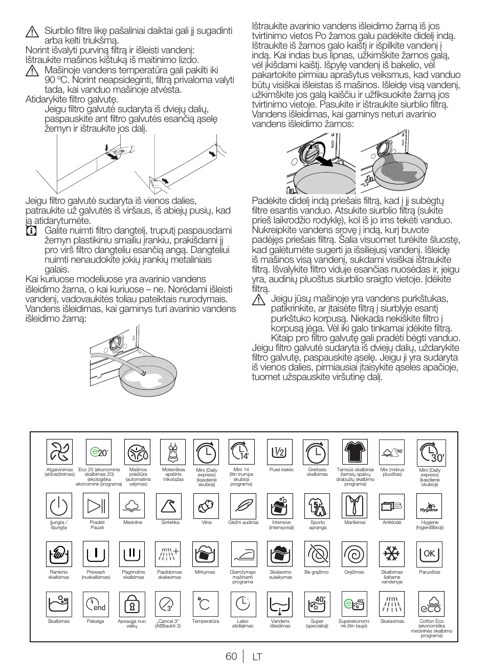 Blomberg WNF 5180 WE User Manual | Page 60 / 62