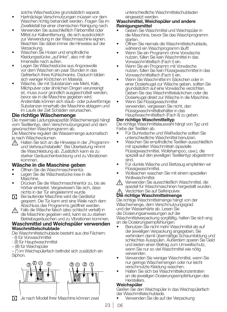 Blomberg WNF 7361 AE20 User Manual | Page 23 / 68