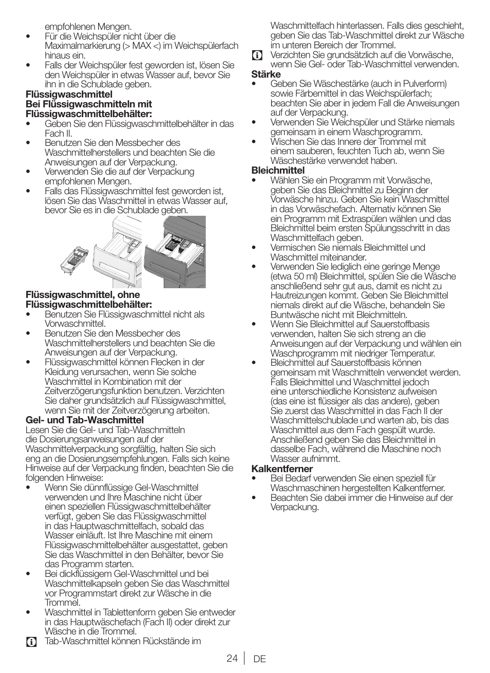 Blomberg WNF 7361 AE20 User Manual | Page 24 / 68