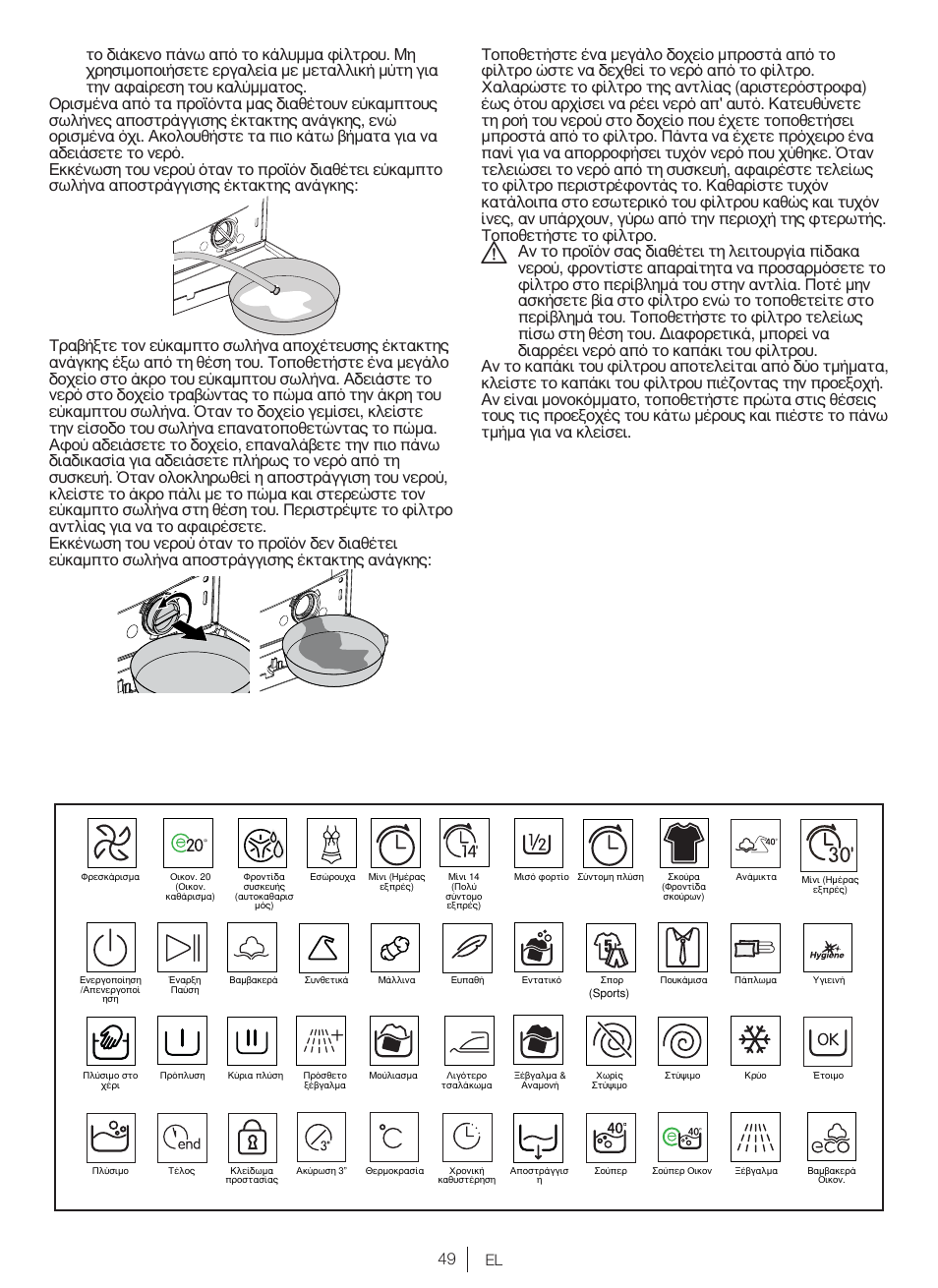 Blomberg WNF 7361 AE20 User Manual | Page 49 / 68