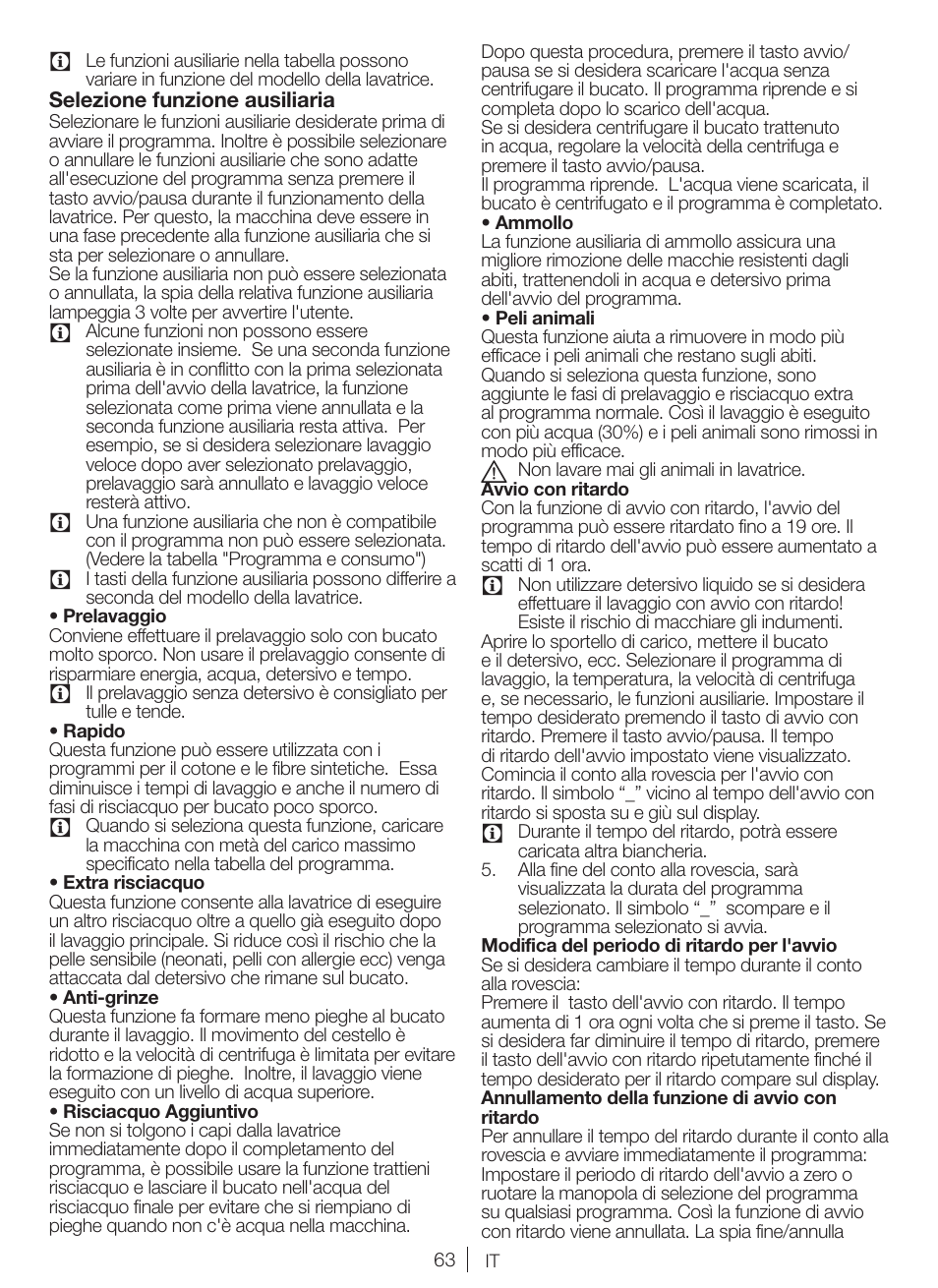 Blomberg WNF 7361 AE20 User Manual | Page 63 / 68