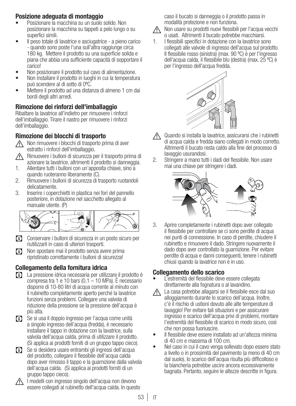 Blomberg WNF 7300 WE20 User Manual | Page 53 / 68