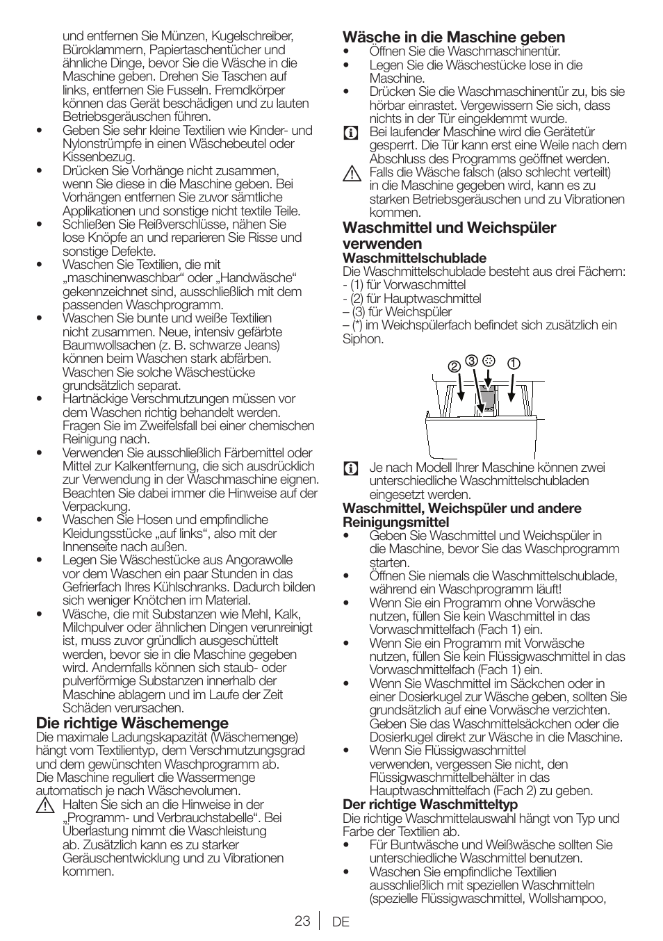 Blomberg WNF 7241 WE20 User Manual | Page 23 / 68
