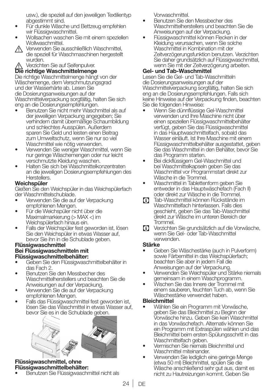 Blomberg WNF 7241 WE20 User Manual | Page 24 / 68