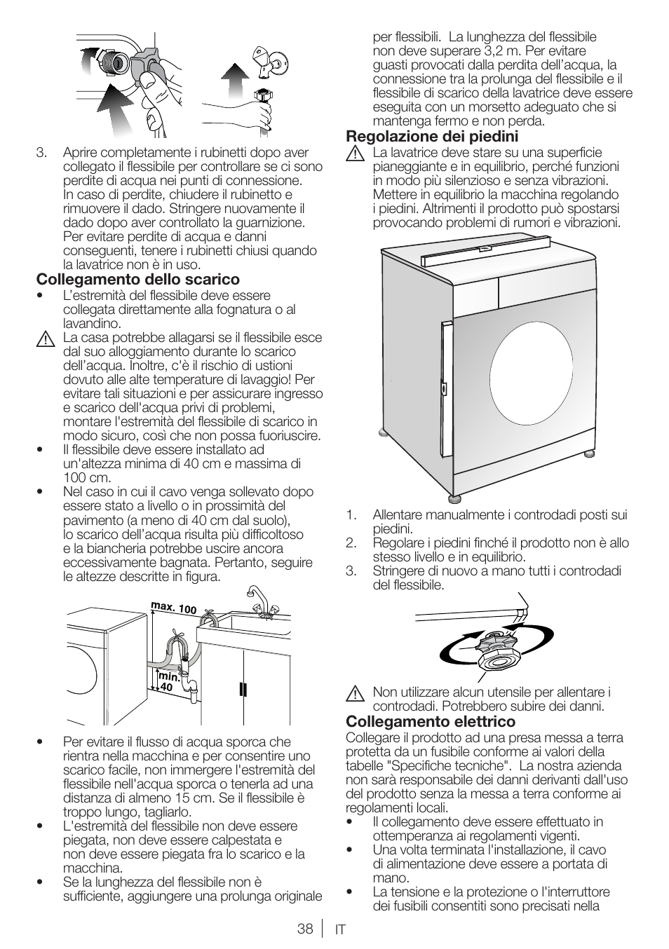Blomberg WNF 7241 WE20 User Manual | Page 38 / 68