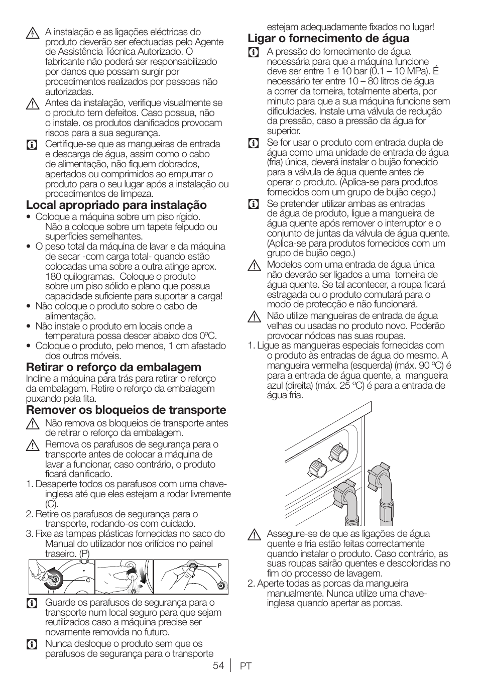 Blomberg WNF 7241 WE20 User Manual | Page 54 / 68