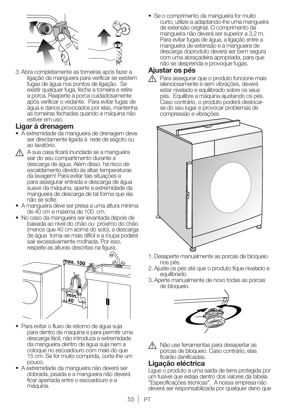 Blomberg WNF 7241 WE20 User Manual | Page 55 / 68