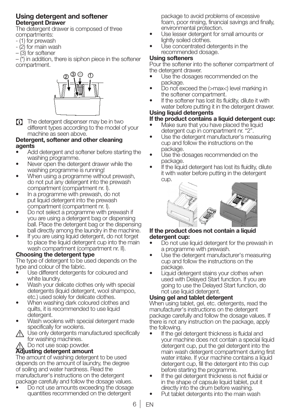 Blomberg WNF 7241 WE20 User Manual | Page 6 / 68