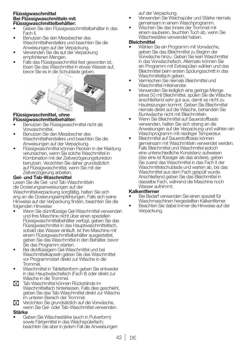 Blomberg WNF 6421 WE20 User Manual | Page 42 / 71