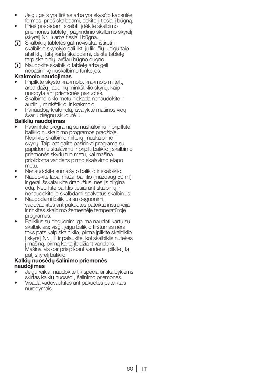 Blomberg WNF 6421 WE20 User Manual | Page 60 / 71