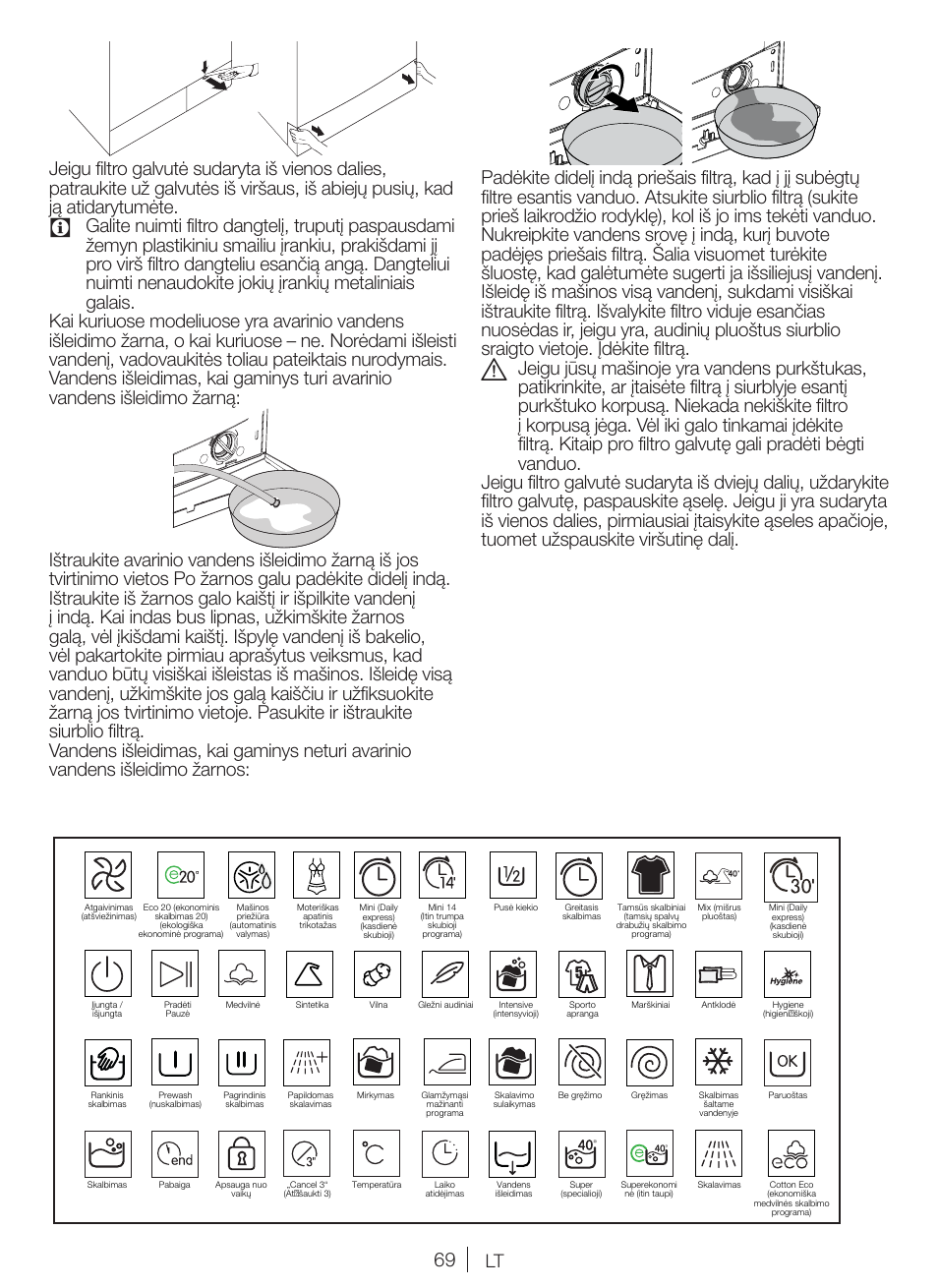 Blomberg WNF 6421 WE20 User Manual | Page 69 / 71