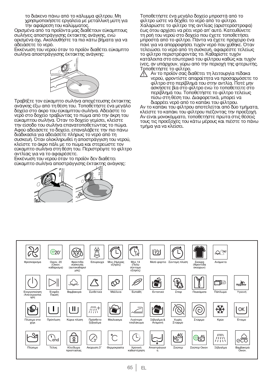 Blomberg WNF 6341 AE20 User Manual | Page 65 / 68