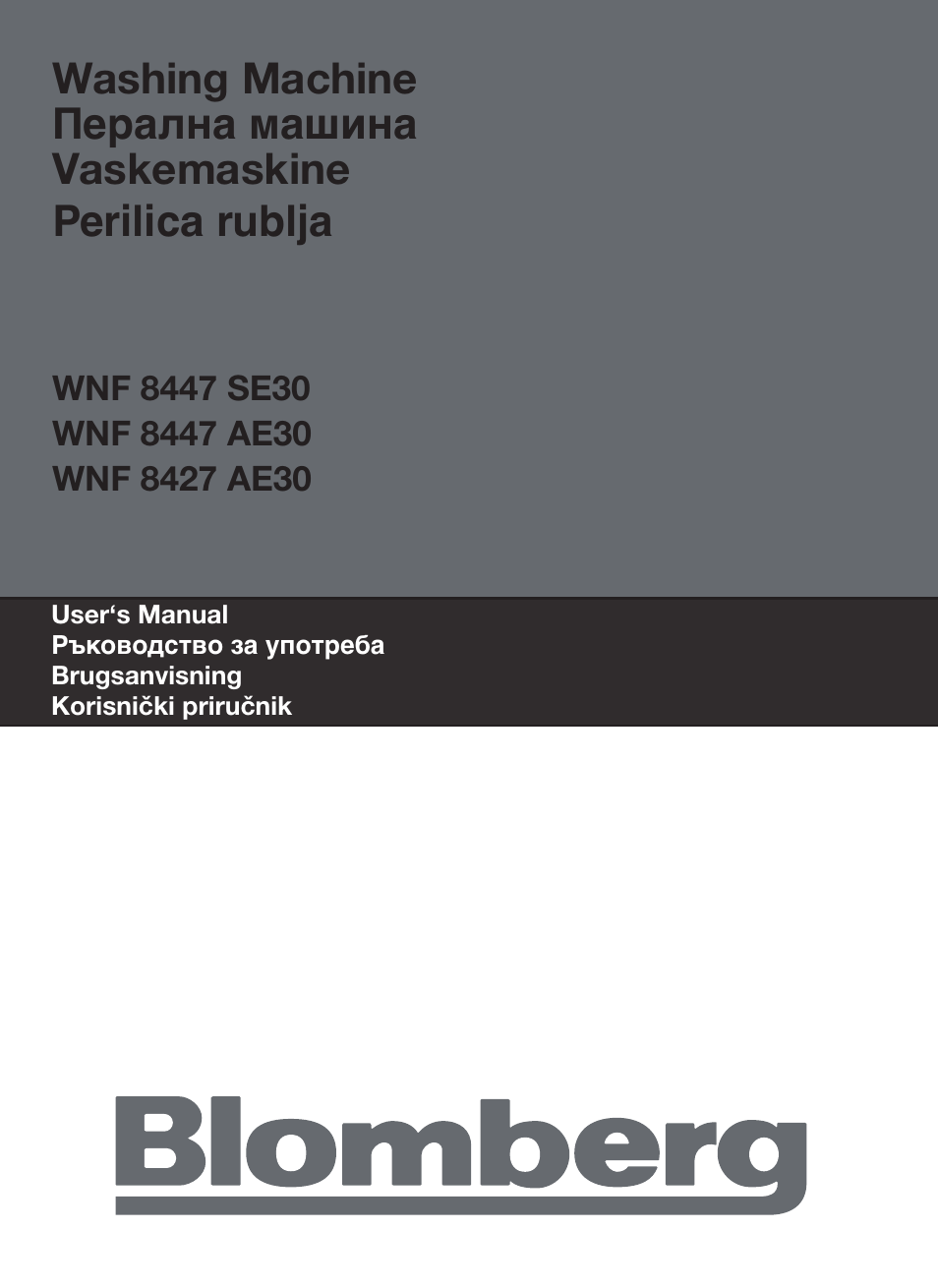 Blomberg WNF 8427 AE30 User Manual | 71 pages