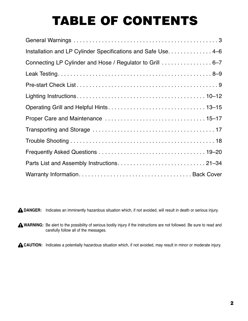Brinkmann 4685 User Manual | Page 3 / 36
