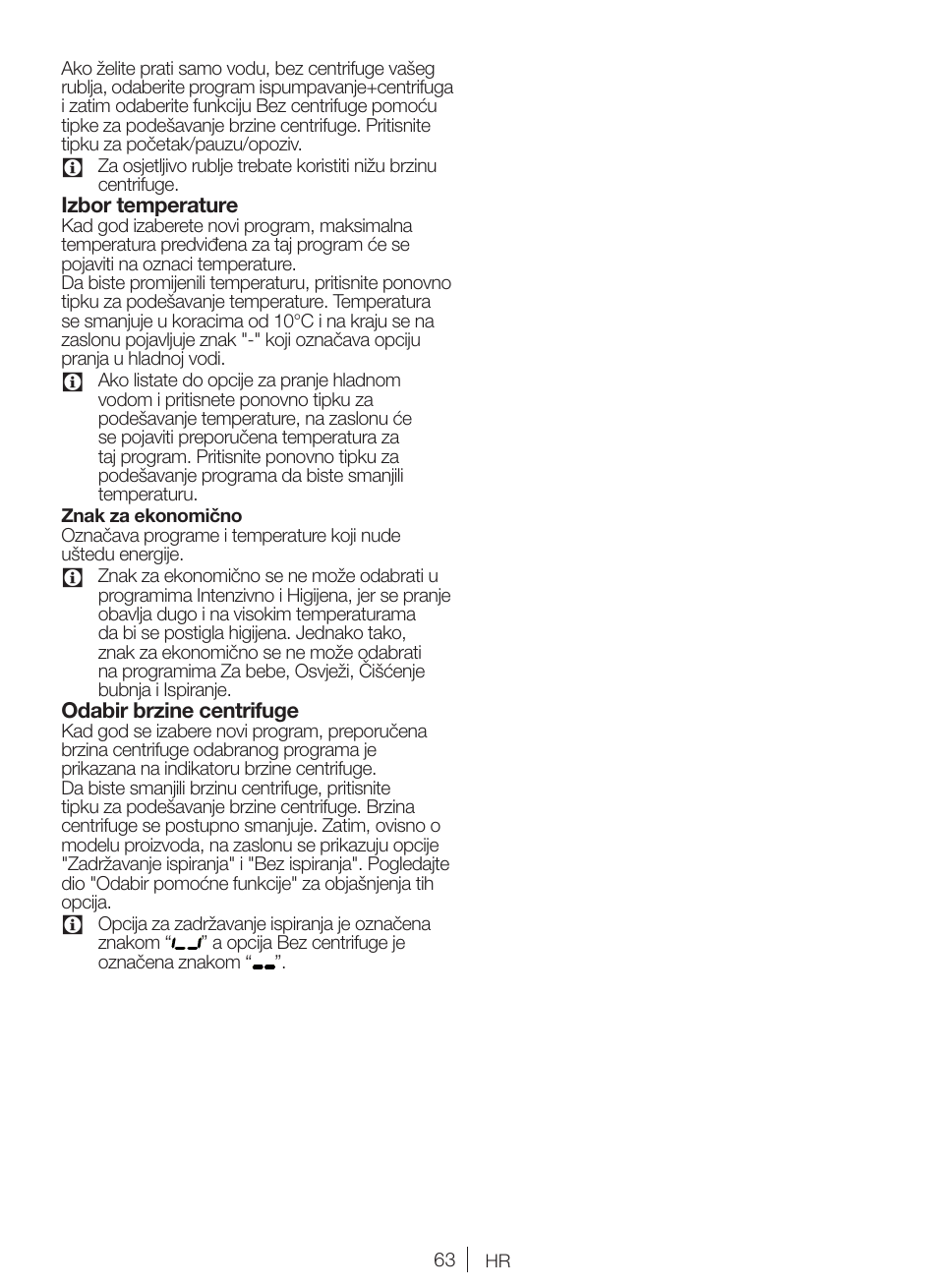 Blomberg WNF 9447 ACE20 User Manual | Page 63 / 70