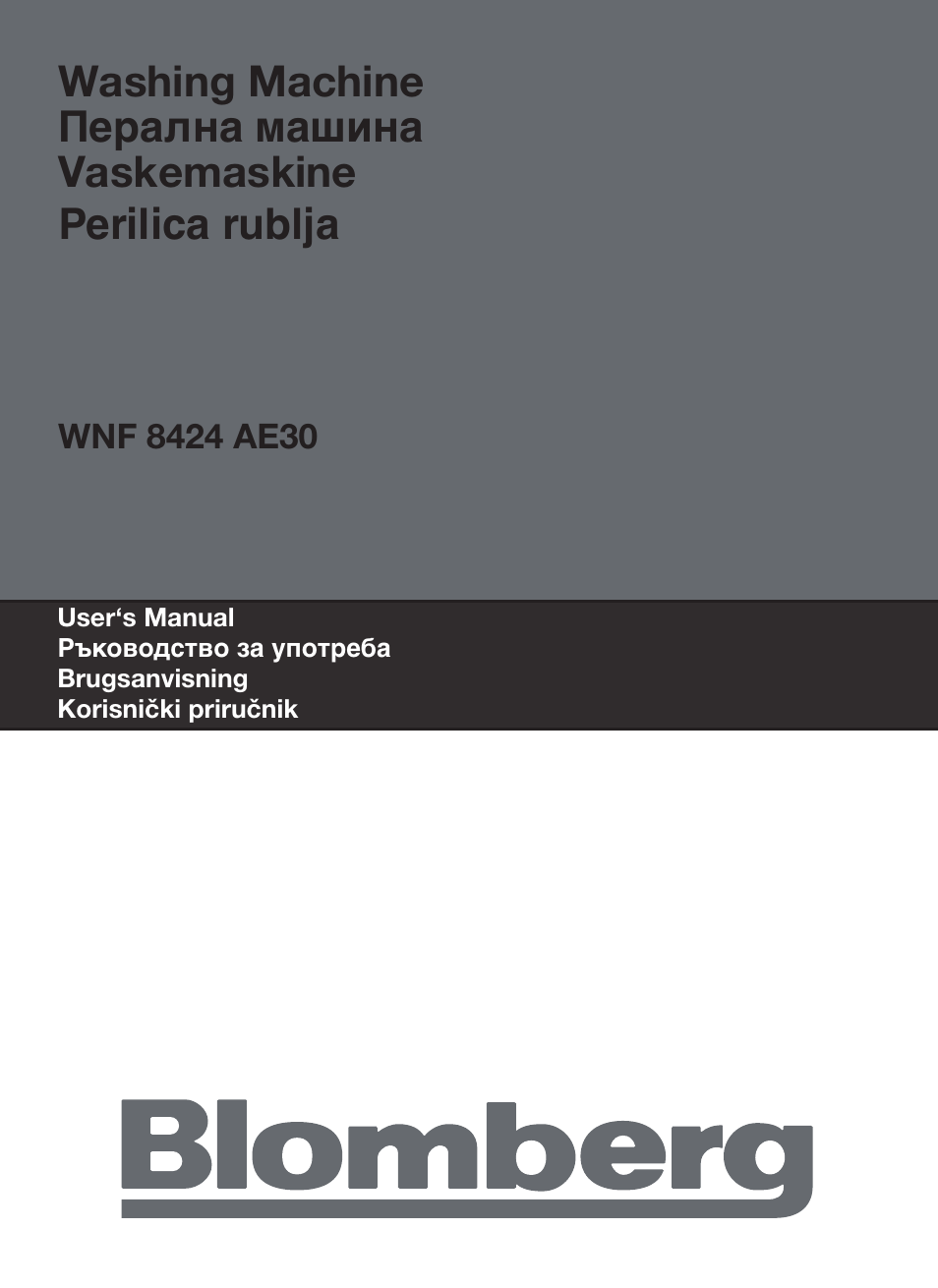 Blomberg WNF 8424 AE30 User Manual | 71 pages