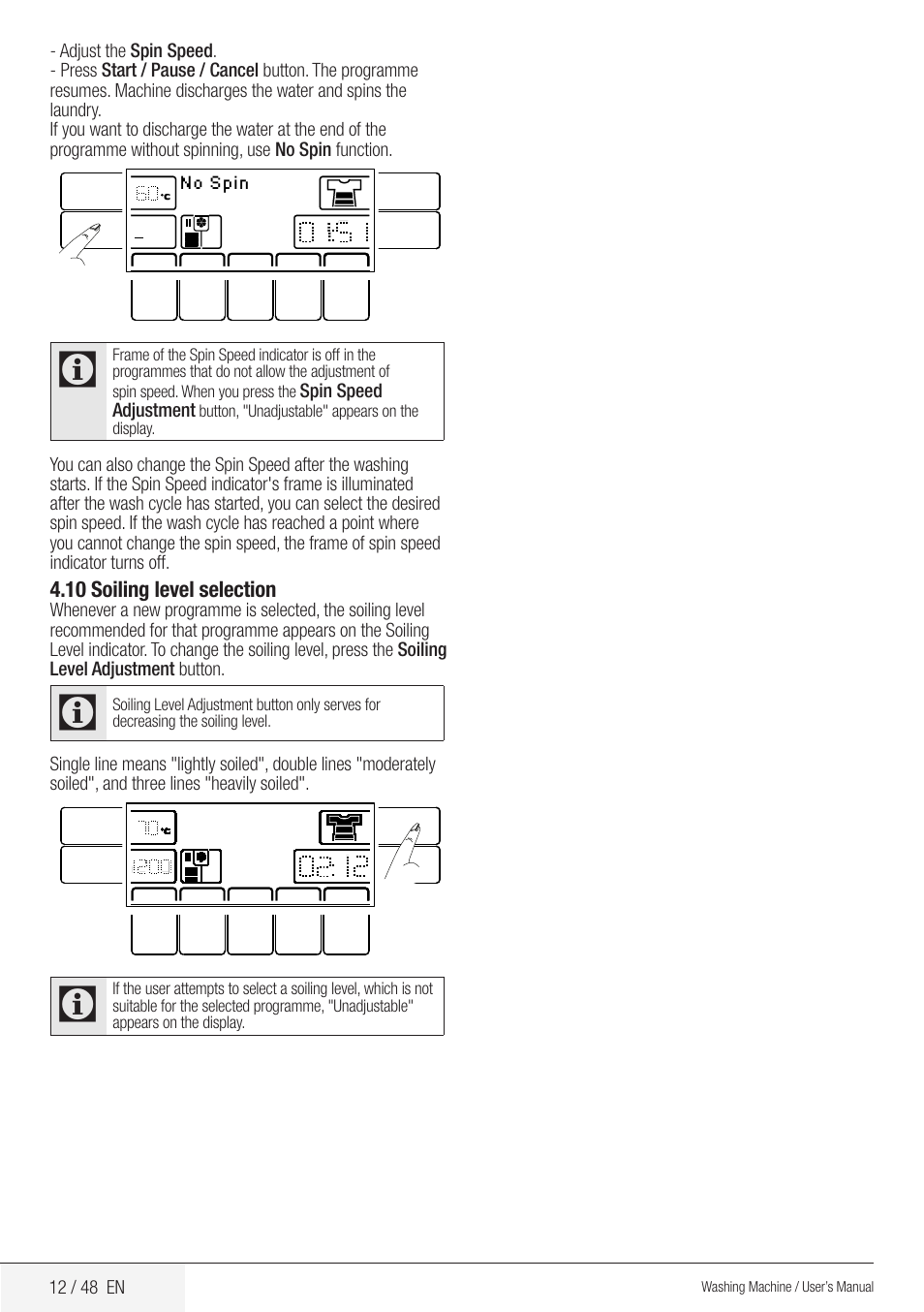 Blomberg WMF 8649 WZE50 User Manual | Page 12 / 48