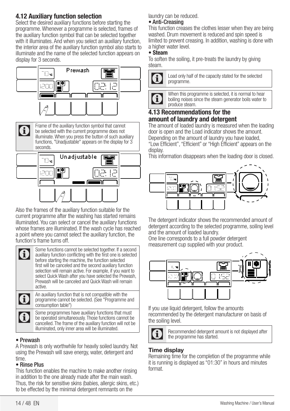 Blomberg WMF 8649 WZE50 User Manual | Page 14 / 48