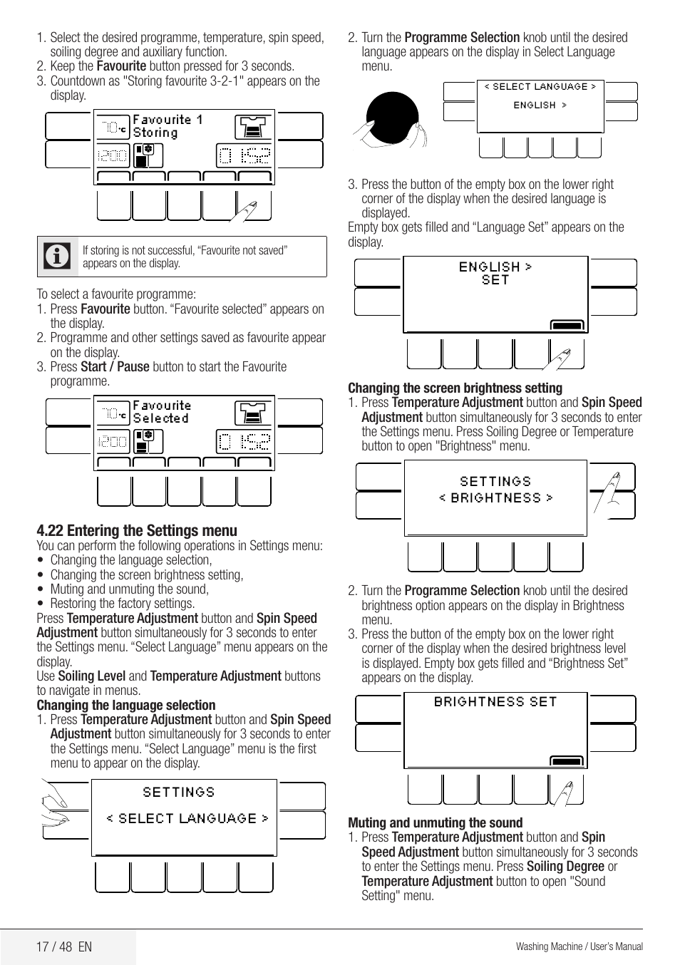 Blomberg WMF 8649 WZE50 User Manual | Page 17 / 48