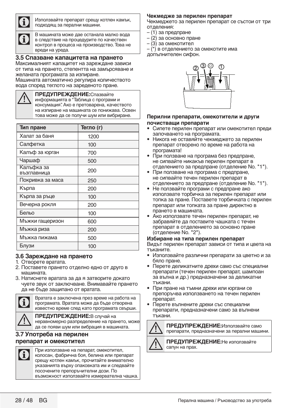 Blomberg WMF 8649 WZE50 User Manual | Page 28 / 48