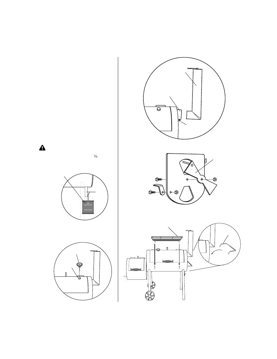 Brinkmann Stillwater Charcoal/Wood Smoker & Grill User Manual | Page 6 / 16