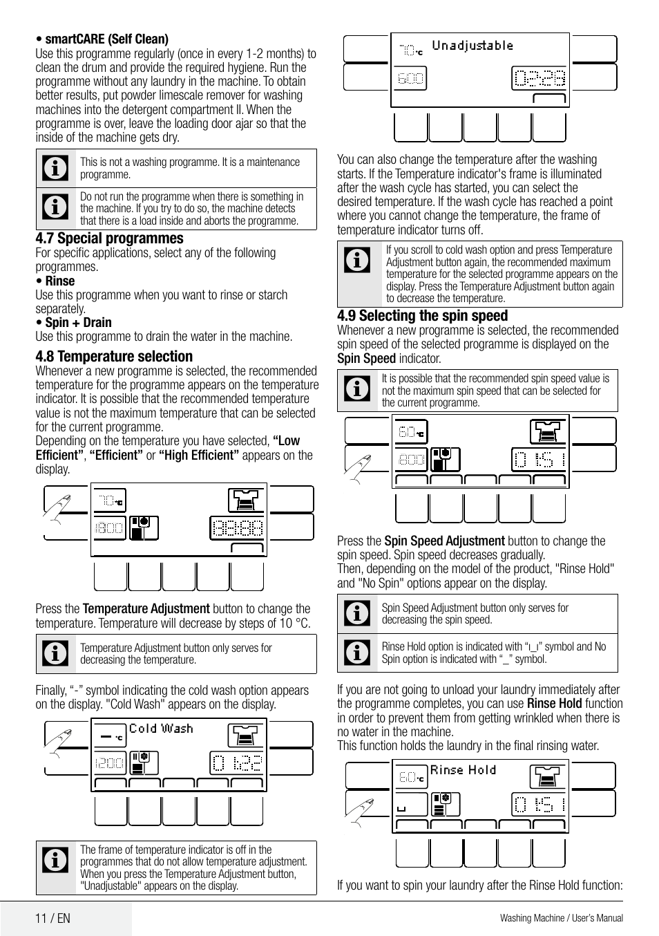 Blomberg WMF 9649 WZE40 User Manual | Page 11 / 46