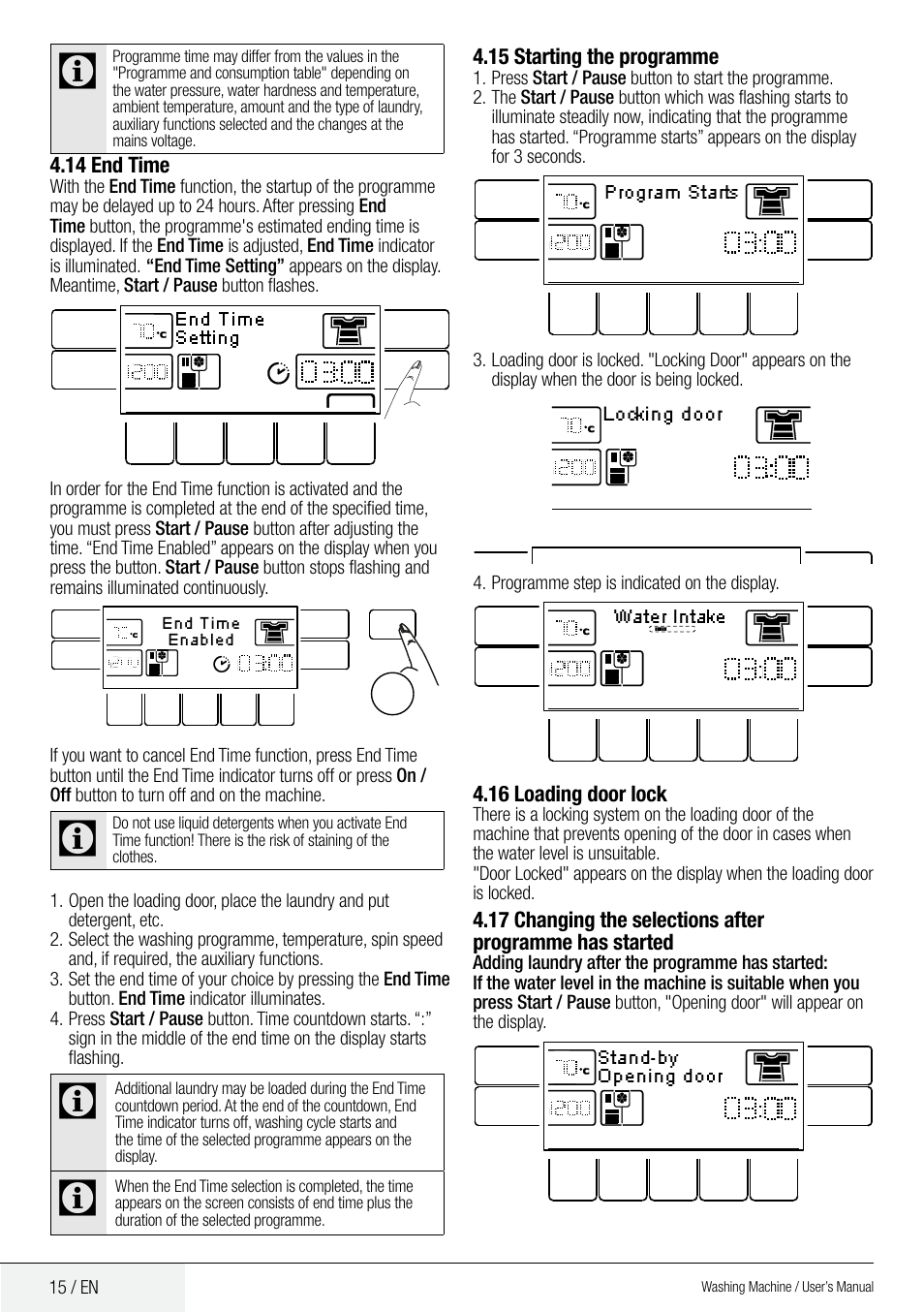 Blomberg WMF 9649 WZE40 User Manual | Page 15 / 46