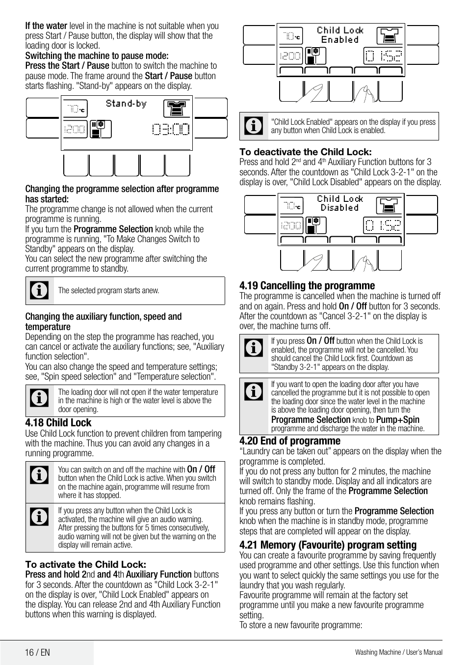 Blomberg WMF 9649 WZE40 User Manual | Page 16 / 46