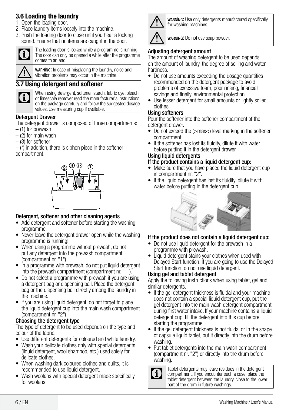Blomberg WMF 9649 WZE40 User Manual | Page 6 / 46
