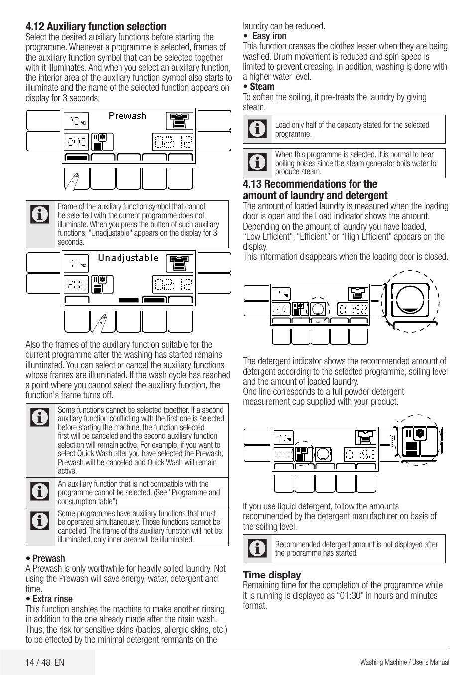 Blomberg WMF 9649 WZE50 User Manual | Page 14 / 48