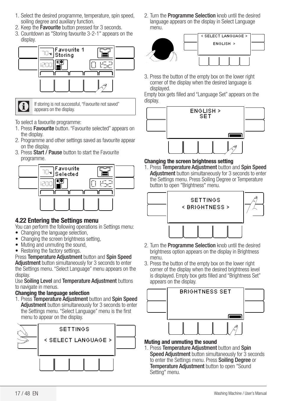 Blomberg WMF 9649 WZE50 User Manual | Page 17 / 48