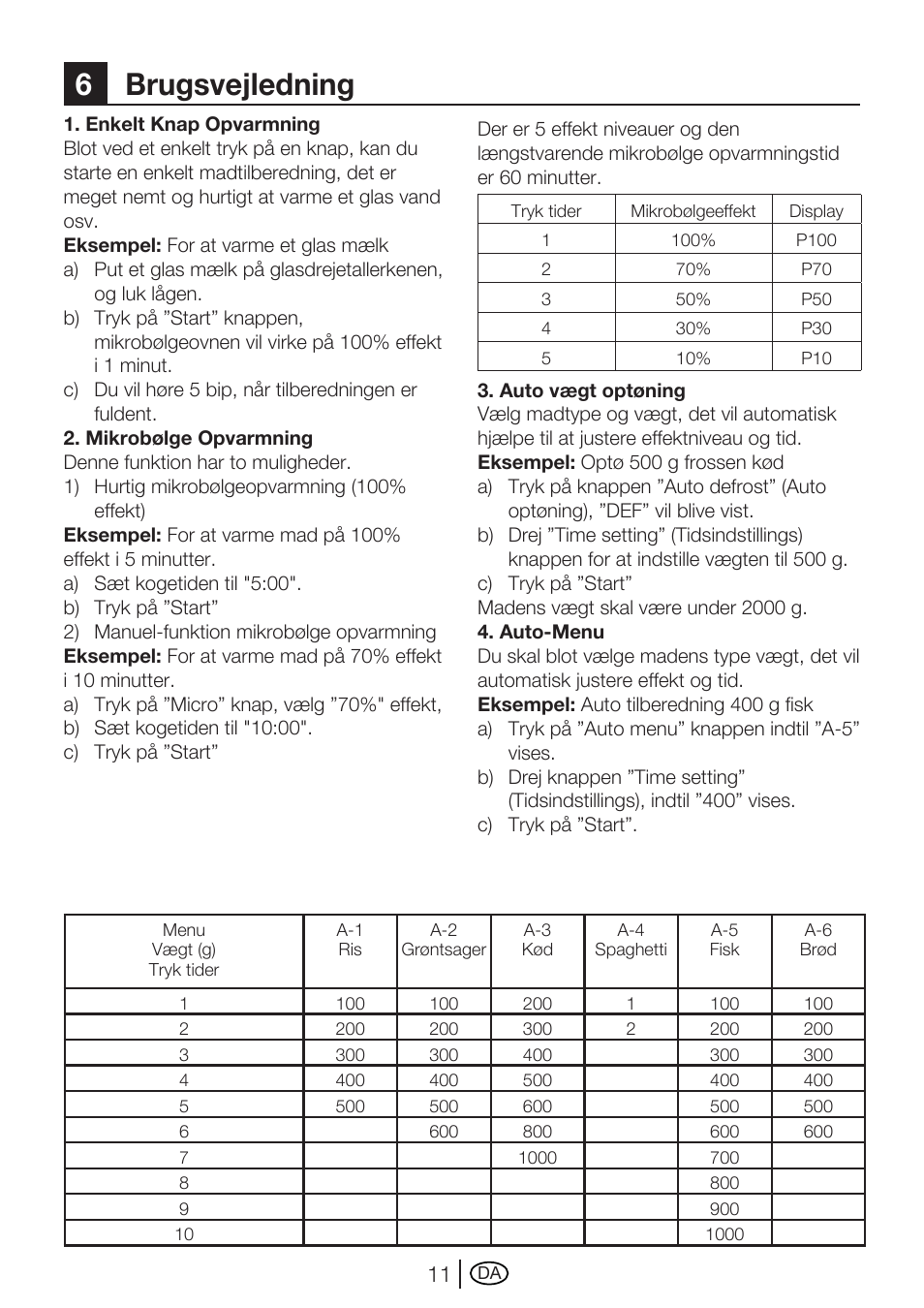 6brugsvejledning | Blomberg MEE 3150 X User Manual | Page 11 / 140