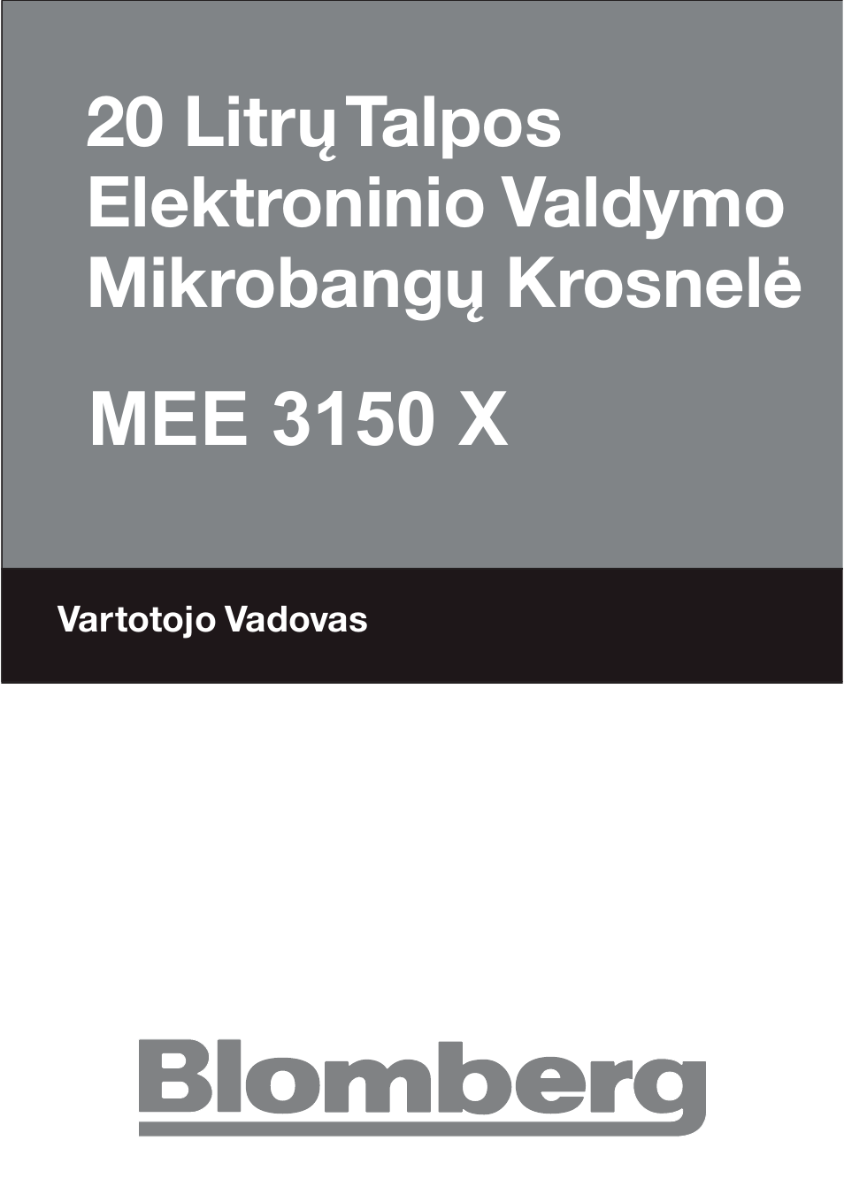 T25b user manual_lt, Mee 3150 x | Blomberg MEE 3150 X User Manual | Page 113 / 140