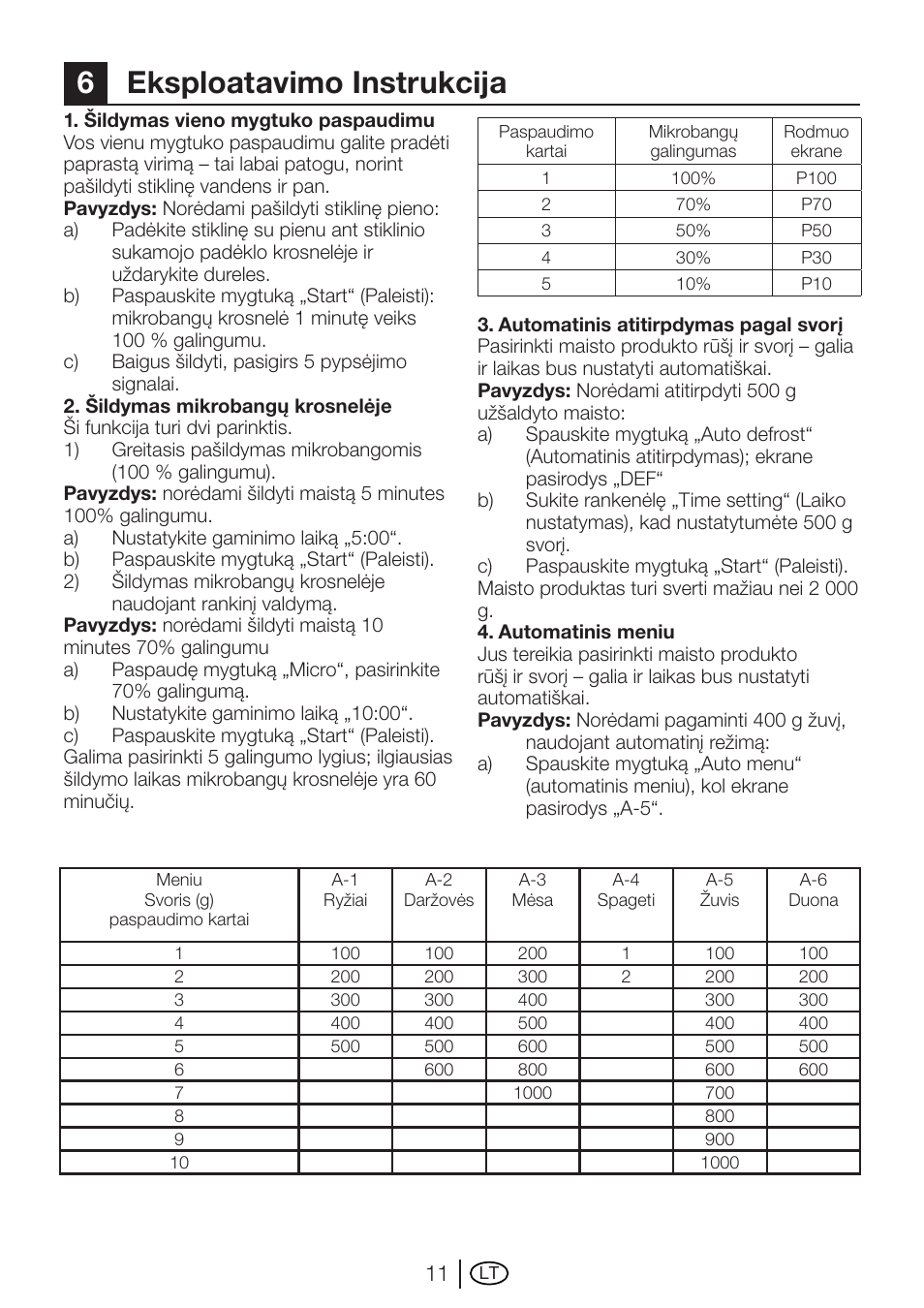 6eksploatavimo instrukcija | Blomberg MEE 3150 X User Manual | Page 123 / 140