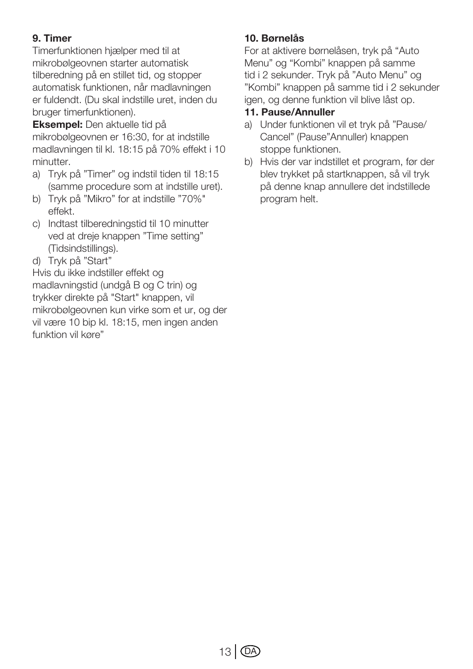 Blomberg MEE 3150 X User Manual | Page 13 / 140