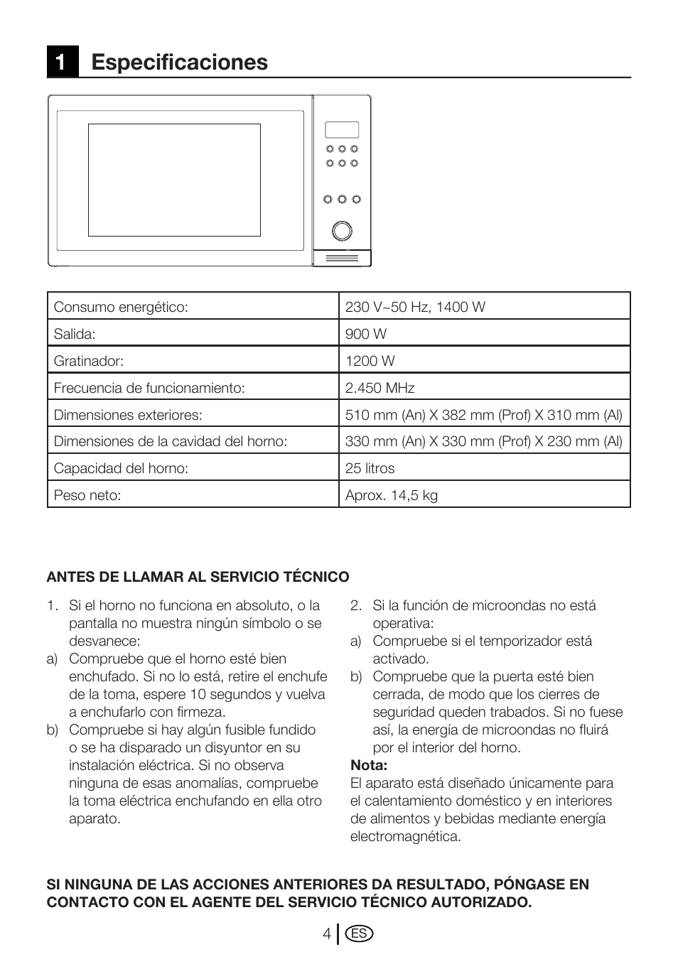 1especificaciones | Blomberg MEE 3150 X User Manual | Page 46 / 140