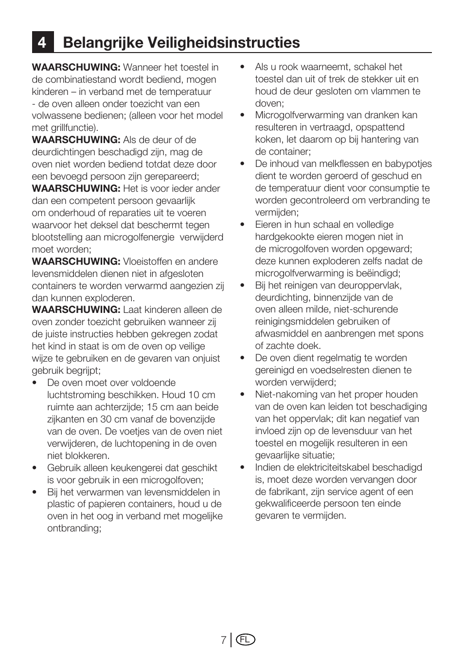 4belangrijke veiligheidsinstructies | Blomberg MEE 3150 X User Manual | Page 63 / 140