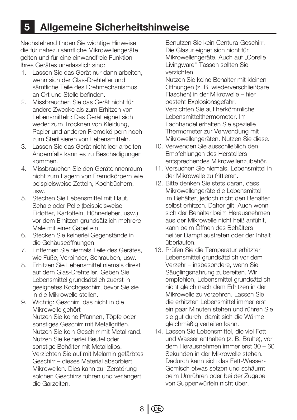 5allgemeine sicherheitshinweise | Blomberg MEE 4150 X User Manual | Page 22 / 140