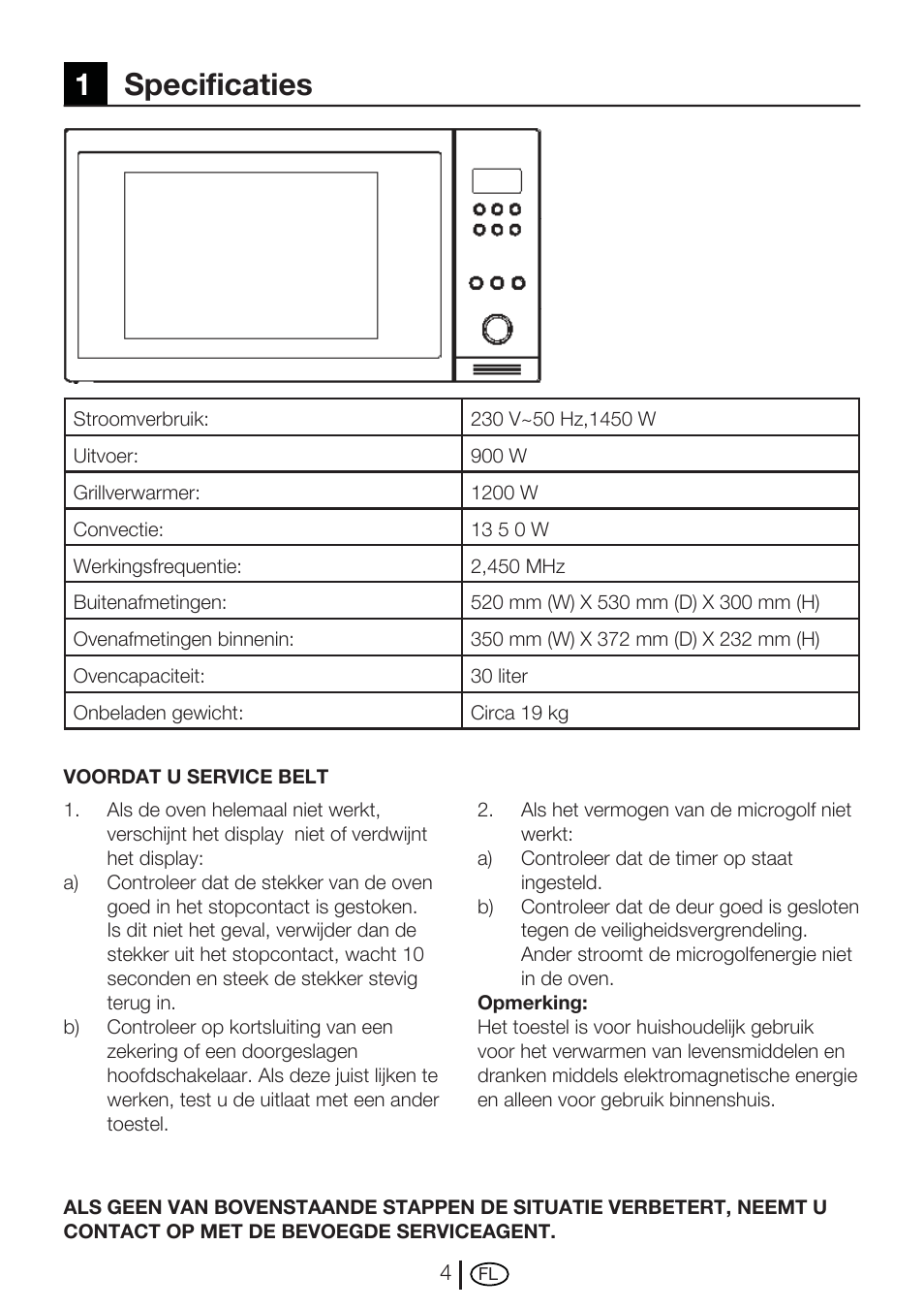 1specificaties | Blomberg MEE 4150 X User Manual | Page 60 / 140