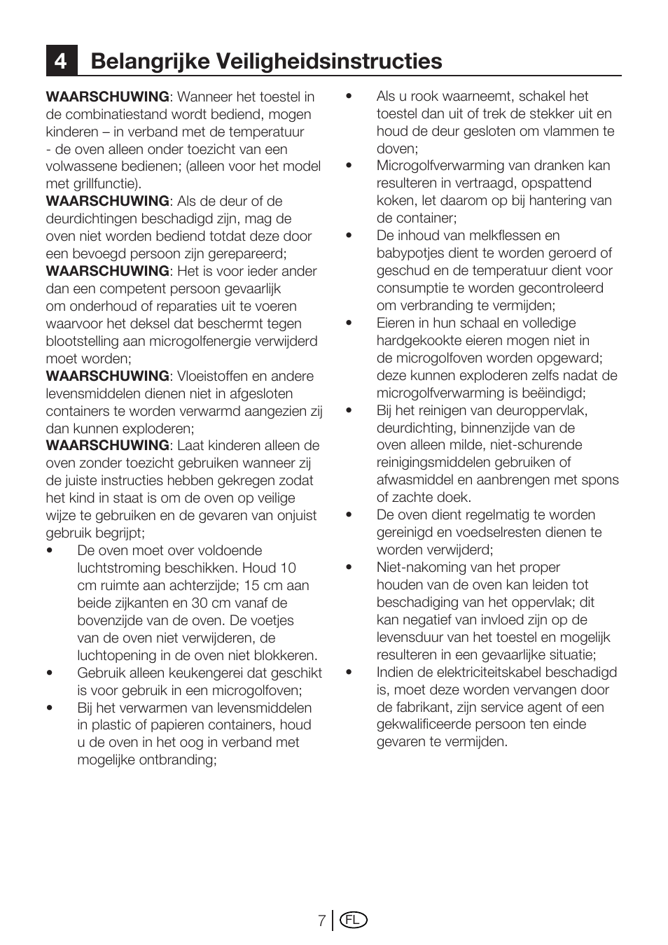 4belangrijke veiligheidsinstructies | Blomberg MEE 4150 X User Manual | Page 63 / 140