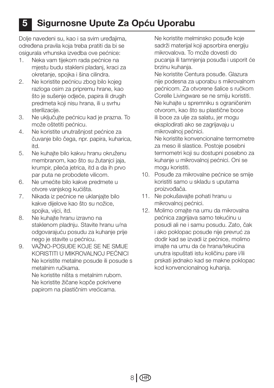 5sigurnosne upute za opću uporabu | Blomberg MEE 4150 X User Manual | Page 92 / 140