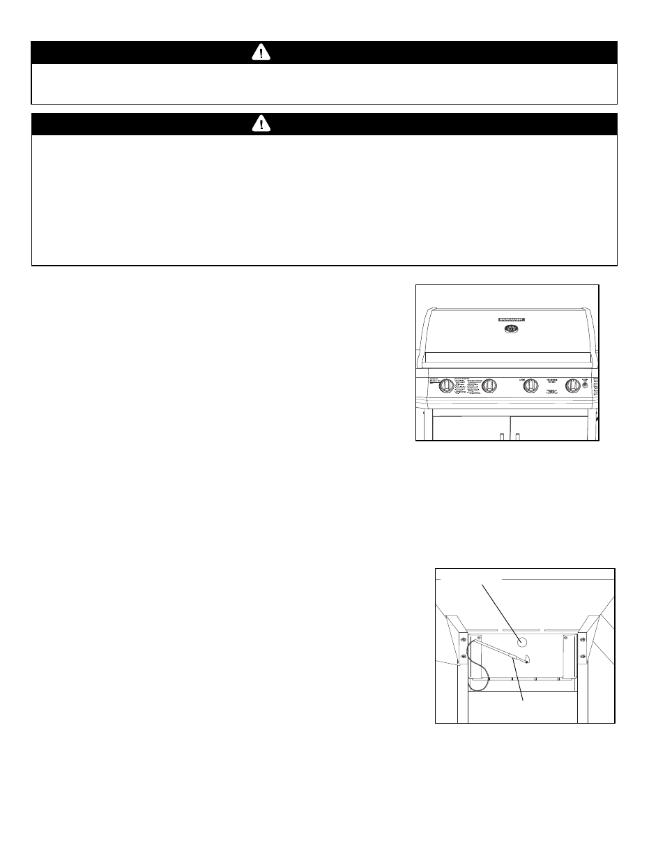 Warning, Lighting instructions, Lighting the main burners | Match lighting the main burners | Brinkmann ProSeries 8445 User Manual | Page 11 / 66