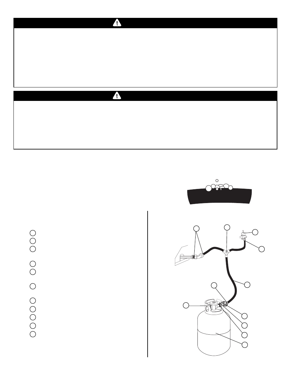 Warning, Danger, Leak testing | When to perform a leak test, Checking for leaks | Brinkmann ProSeries 8445 User Manual | Page 9 / 66