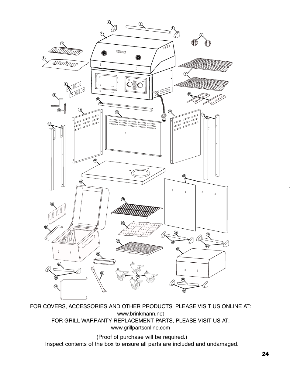 Brinkmann CHARCOAL SMOKER CHARCOAL GRILL User Manual | Page 25 / 72