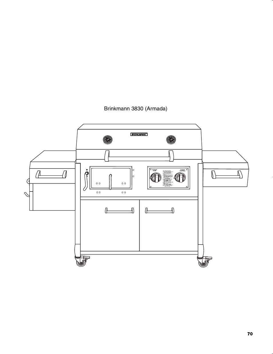 Brinkmann CHARCOAL SMOKER CHARCOAL GRILL User Manual | Page 71 / 72