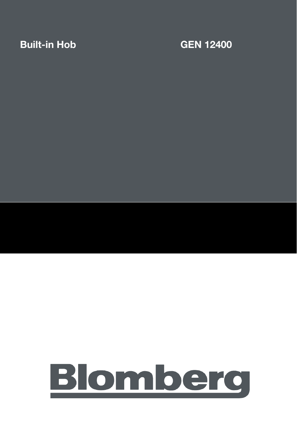 Blomberg GEN 12400 X User Manual | 17 pages
